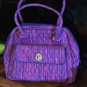 Vera Bradley Purple bowler bag